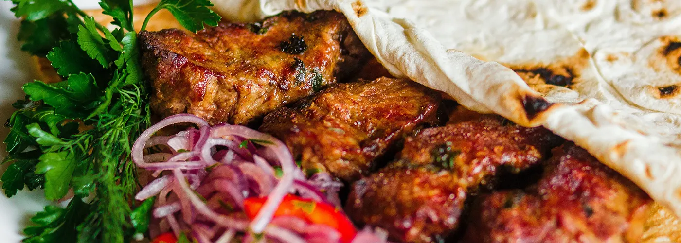 Mozza Kebab in Pitta Bread