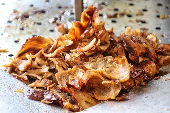 Doner Kebab Meat at Mozza Chelmsford